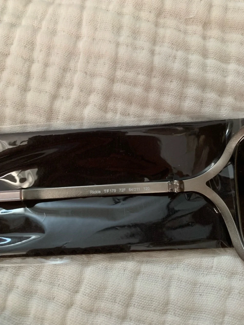 Tom Ford TF179 Silver Frame Brown Gradient Women's Sunglasses with Case